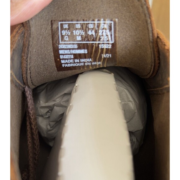 Clarks® (Men\'s 10.5 M) Bushacre™ 2 Brown Desert Leather Chukka Boots - $120 New